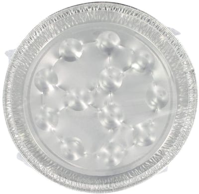 Set van 10 slakkenborden van aluminium 17,5 cm Fackelmann