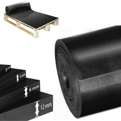 Antislip Rubberen Mat 120 x 300 cm – Bouwbeschermingsmat, Trillingsdemping en Geluidsisolatie