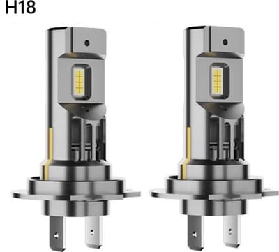 TLVX H18 65Watt Pro Line Perfect Fit LED lampen – 6000K Wit Licht (set 2 stuks), 14400 Lumen Hoge Lichtopbrengst – CANBUS - Auto - Scooter - Motor - Dimlicht - Grootlicht – Mistlicht - Koplampen - Autolamp - Autolampen 12V