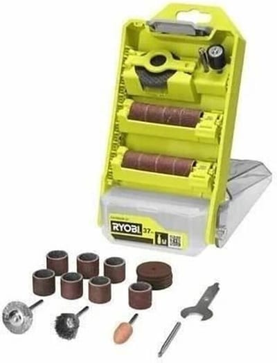 RYOBI RAR800K-37 - Multifunctionele Set - 37 Onderdelen - Graveer- en Schuurkoppen - Etui