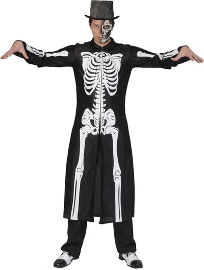 Skelet pak Halloween heren