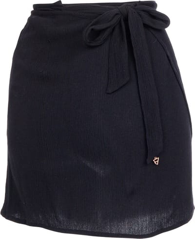 Brunotti - Saronina - Rok Zwart - 100% Viscose - Zomer Rok Dames - M