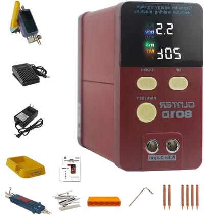 Puntlasapparaat - Batterij Lasser - Metaal Bewerken - Vast en Bewegend - 0.2mm Nikkel - Zwart