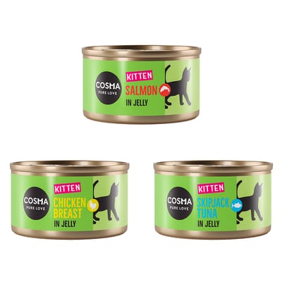 Cosma Original Kitten 6 x 85g Kattenvoer  - Mix