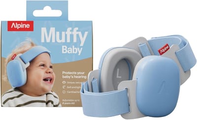 Baby gehoorbescherming - Koptelefoon peuter - Bescherming geluid - 24 dB demping - Tot 48 maanden - Blauw
