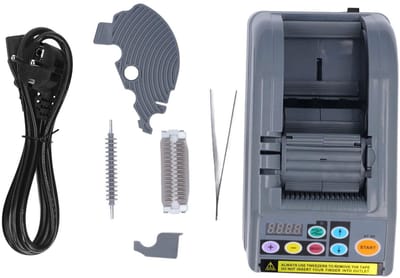 Dailygoods - Automatische Tapedispenser - Elektrisch Snijapparaat - Hoge Nauwkeurigheid - Handmatig en Automatisch - Antistatisch ABS - Geschikt voor...