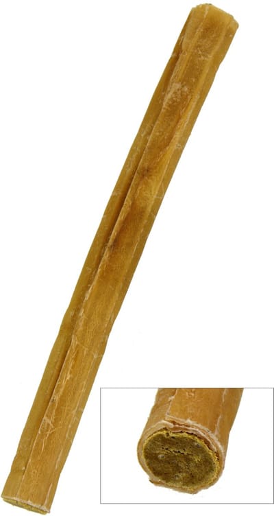 Petsnack - Hondensnack - Geperste Kauwstaaf Met Kip - Gedroogde Buffelhuid - 25.5 cm - 10 stuks