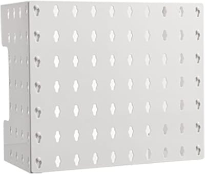 Multifunctionele Wandgemonteerde Pegboard Display Plank voor Gas- en Waterverwarmers, Praktische Opslagoplossing en Decoratieve Wanddecoratie