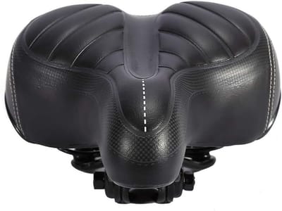 DailySupplies® Fietszadel Heren en Dames - Comfort Gel - Inclusief Zadelstrop -Zwart