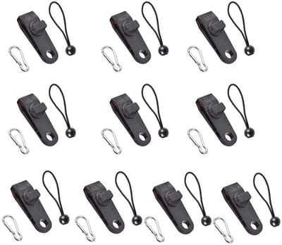 Dailygoods- Luifelclip Winddicht - Zeilklemmen - Tent Clips - Outdoor Accessoire - Sterk Nylon - 10 Stuks - Tentclip