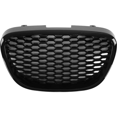 Frontgrille 1133007 Glanzend zwart hittebestendig bumperrooster vervanging voor Seat Leon Altea Toledo gray