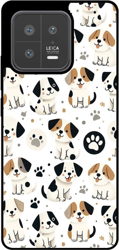 Smartphonica Telefoonhoesje Geschikt voor Xiaomi 13 met honden opdruk - TPU backcover case dog design geschikt voor Xiaomi 13