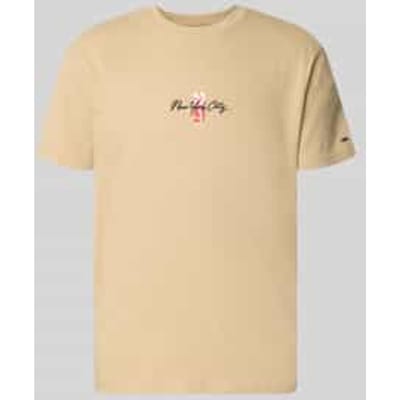 Tommy Hilfiger Tjm Regular Sign Block T-shirt Gentle Gold Taglia: S | T-shirt stampate Outlet | Uomo | Giallo