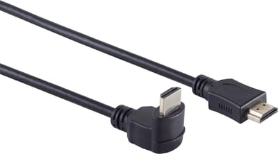HDMI kabel - 90° haaks naar beneden - versie 1.4 (4K 30Hz) - 1,5 meter