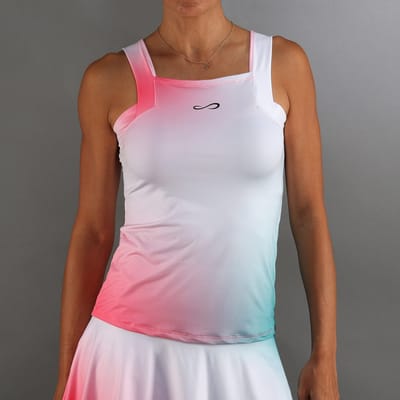 Endless Breeze Tanktop Dames-Neonroze,Wit