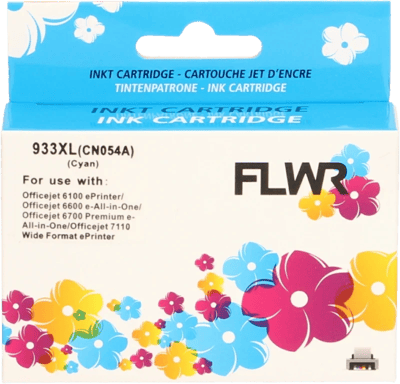 FLWR - Cartridges / HP 933XL / cyaan / Geschikt voor HP