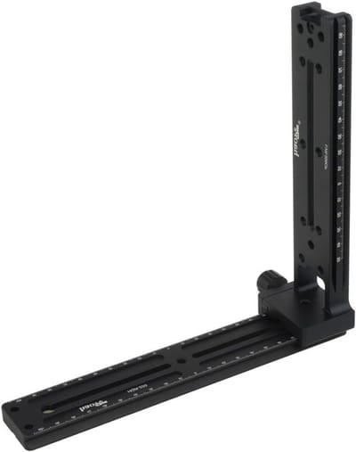 Camera Support Bracket voor DIY Lens Ondersteuning met Verticale Rail en Snelle Ontgrendeling, L Plate Set 02 voor Stabiliteit en Flexibiliteit