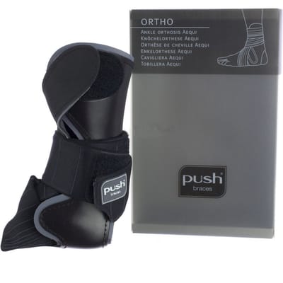 Push Ortho Enkelbrace Aequi - Zwart - Links - Maat 1