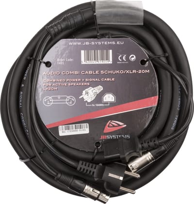 Hilec AUDIO COMBI CABLE SCHUKO/XLR-20M