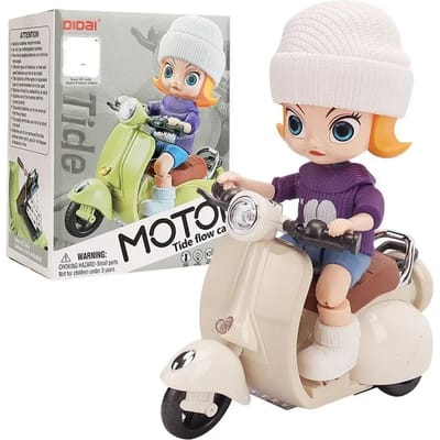 Muziek Stunt Coole Driewieler Auto 360 Graden Draaien Lichtgevende Motorfiets Baby Speelgoed Makkelijk te Gebruiken Kerstcadeau voor Kinderen Kinders