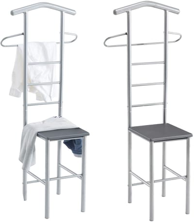Kledingrek JIVO, set van 2 - grijs