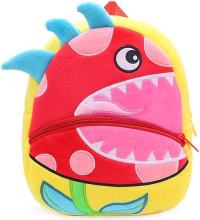 BoefieBoef Chomper Plant Kinder Rugzak – Pluche Peuter- Kleuter rugtas 0-5 Jaar – Groente & Fruit is Gezond & Fit – Ergonomisch & Wasbaar – Baby Backpack – Jongens & Meisjes – Schooltas, Gymtas, Peuterspeelzaal & BSO – Cadeau Verjaardag - Carnaval