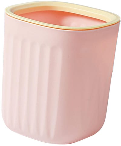 Dailygoods- Prullenbak 4,9 x 5,9 x 4,3 inch - Mini-prullenbak - Afvalbakje aanrecht - Plastic - Desk-prullenbak - Voor keuken/badkamer - Afvalbak