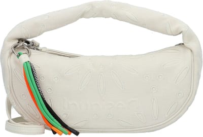 Desigual Handtas Schoudertas Summer Dandelion Bangor Hand Bag White Wit