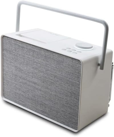 Veelzijdig muzieksysteem voor muziekstreaming en radio in Cotton White