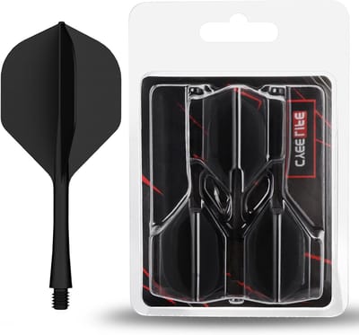 Geïntegreerd Dart Flight en Shaft Systeem met 3 Vliegers en Schachten - Perfect voor Dartspelers