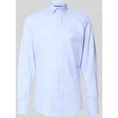 slim fit zakelijk hemd met kentkraag