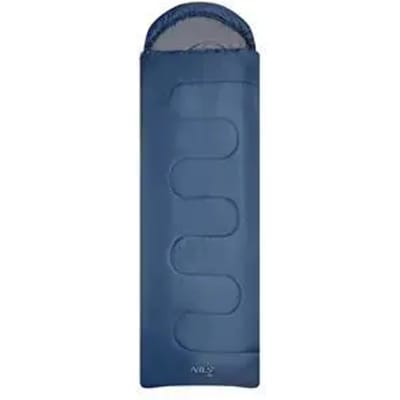 Nils Camp NC2107 - Slaapzak - Blauw-Grijs - Maat L - Polyester