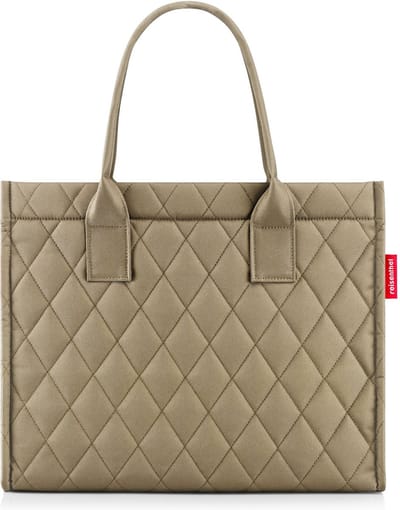 Reisenthel Daily Shopper - Schoudertas - 14L - Rhombus Olive Groen