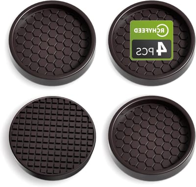 Ronde Meubelwielen Kappen, 4 Stuks, 2 Inch Antislip Voetpads voor Meubels, Bescherming tegen Beweging en Krassen, Duurzame Rubber Coasters voor Banken en Stoelen
