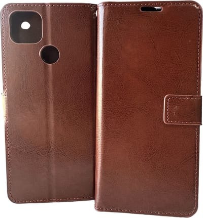 Bookcase Geschikt voor: Motorola Moto G 5G - Bruin - portemonnee hoesje