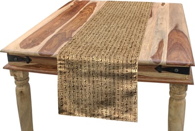 New Bed Egyptisch Oude hiërogliefen Accent Rechthoekige Tafelrunner, 40cm x 180cm