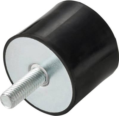 TRU COMPONENTS Rubberen demper TC-NT50-40-43A Hardheid 43 Shore A Maximale statische lading 86 kg