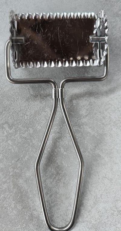 Vierkante Deegsnijder - Koekjesvorm - Zelfgemaakte Pasta - Ergonomische Handgreep - 6 x 6 cm