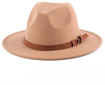 Hoed - Zonnehoed - Bucket Hat - Zonnehoed dames - Bucket hat heren - Wandelhoeden - Wollen hoeden Waterdichte - Oprolbare vilten hoeden voor buiten - Opvouwbare leren hoedvoering - Voor mannen en vrouwen(Kameel)