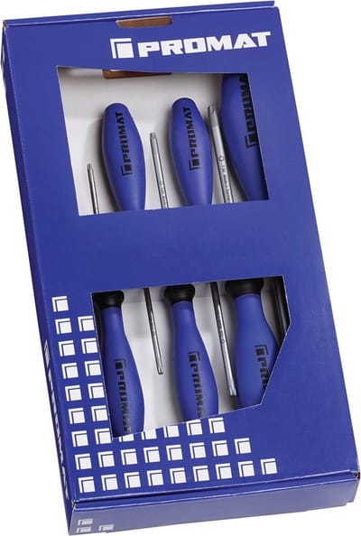 Promat 6-delige schroevendraaierset - torx