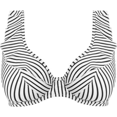 Freya JEWEL COVE UW HIGH APEX BIKINI TOP Dames Bikinitopje - Stripe Black - Maat 70G (EU)