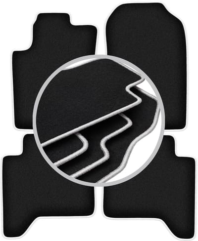 CARLUX-SILVER automatten voor: Ford Ranger pick-up (2012-2019)