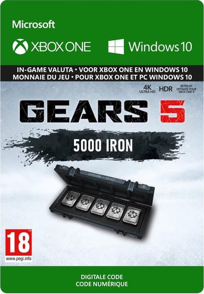Gears of War 5: 5,000 Iron + 1,000 Bonus Iron - Xbox One and Win 10 - In-Game Currency