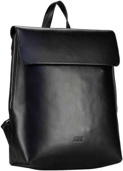 JOST Leren vrijetijdsrugzak rugzak Arva Backpack Black zwart