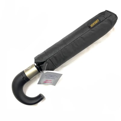 JL BREAKER Paraplu - Opvouwbaar - Inklapbaar - Lichtgewicht - 8 ribben - ø 100 cm - Met haak - Zwart