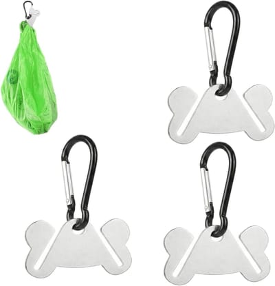 Solidchoice - Set van 3 Hondenpoepzakhouders voor Handsfree Gebruik
