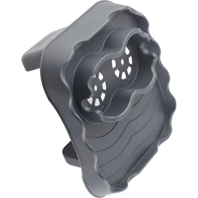 Plateau de table pour spa avec trous de drainage, antidérapant et réglable, pour piscines et spas gris