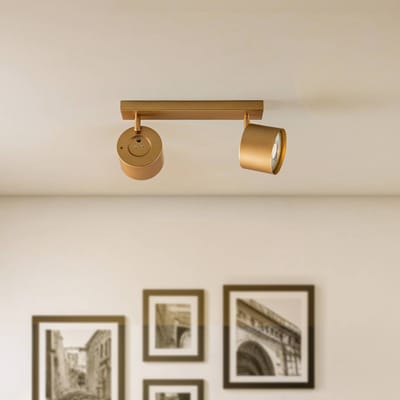 Argon Plafondspot Chloe verstelbaar 2-lamps, goud