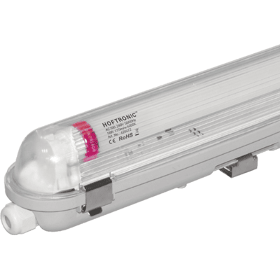 HOFTRONIC 25x LED TL armatuur 120cm - T8 (G13) - 18 Watt 3150 lumen (175lm/W) - 6000K daglicht wit (860) - Koppelbaar - Flikkervrij - IP65 waterdicht