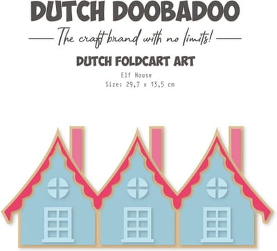 DDBD FoldCard Art Elf house
